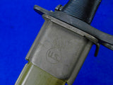 US WW2 1942 Dated Bayonet Fighting Knife w/ Scabbard