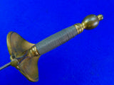 Antique British English Napoleonic Wars Model 1796 Officer's Sword w/ Scabbard