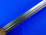 British English 19 Century Model 1796 Engraved Officer's Sword w/ Scabbard