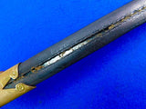 British English 19 Century Model 1796 Engraved Officer's Sword w/ Scabbard