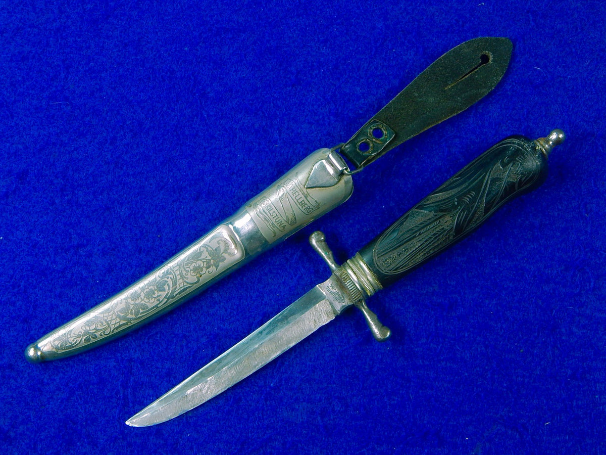 RARE Antique Sweden Swedish J.A. Hellberg Eskilstuna Hunting Knife w/ –  ANTIQUE & MILITARY FROM BLACKSWAN
