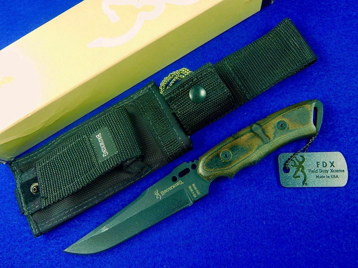 browning field dressing knife US BROWNING Model 687 Tactical FIELD DUTY XTREME FDX Fighting Knife Sh –  ANTIQUE & MILITARY FROM BLACKSWAN