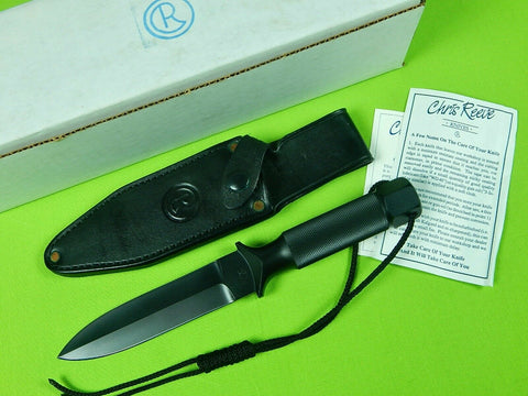 1991 US Limited Edition #16 of 25 Chris Reeve Double Edged Dagger Knife & Sheath 