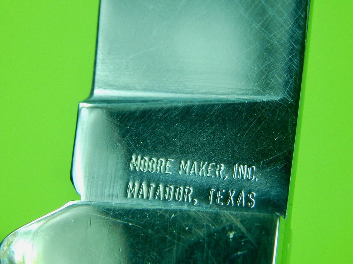 US Moore Maker Inc. Matador Texas Model 5101 Fixed Blade Hunting Hunte