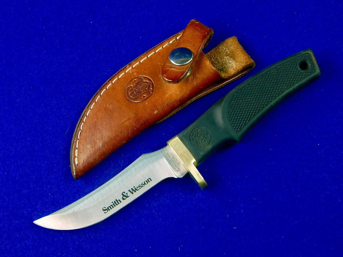 Vintage US Smith & Wesson Hunting Knife w/ Sheath – ANTIQUE 