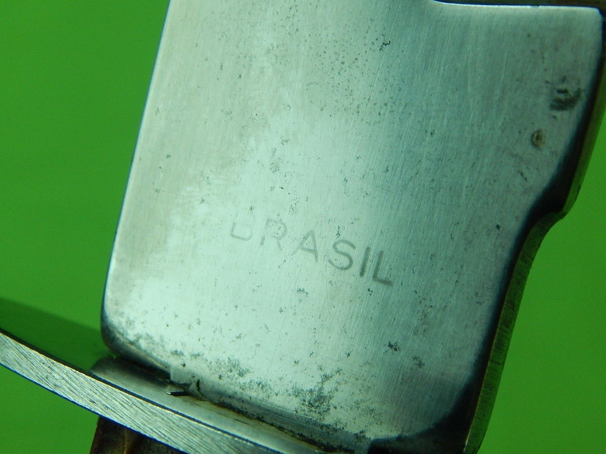 Vintage Brasilian Brasil Cobra Hunter II Large Bowie Hunting Fighting