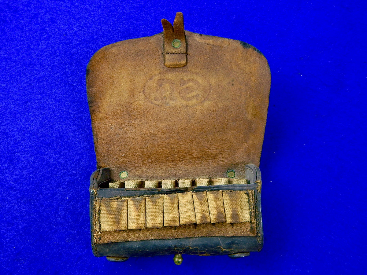 civil war tobacco pouch Bag / Sold Snuff pocket hi-res stock photography