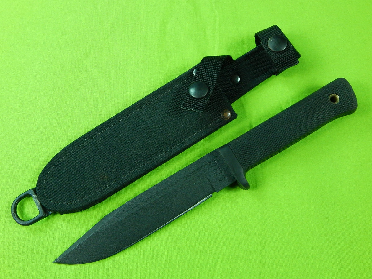 US Cold Steel SRK Carbon V Commando Bowie Fighting Knife & Sheath 
