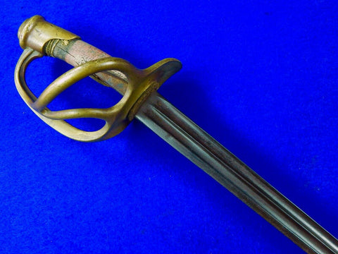 Antique 19 Century French France Model 1854 Heavy Cavalry Sword Swords