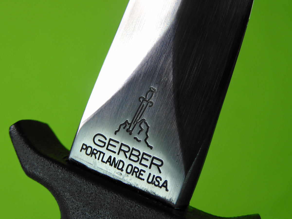 Vintage US Gerber MK1 Boot Knife w/ Sheath 4650 ANTIQUE & MILITARY FROM BLACKSWAN