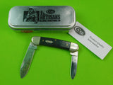 2014 CASE XX 125 Aniv ARTISANS TOUR EVENT Ebony Canoe 7213 Folding Pocket Knife