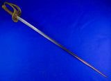 Antique French France 19 Century 1863 Dated Heavy Cavalry Sword