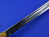 Antique German Germany WW1 Grosser Size Lion Head Artillery Sword w/ Scabbard