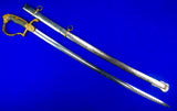 Antique German Germany WW1 Grosser Size Lion Head Artillery Engraved Sword