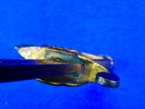 Antique US Civil War Engraved Eagle Head Officer's Sword w/ Scabbard