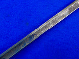 Antique US Civil War Engraved Eagle Head Officer's Sword w/ Scabbard
