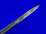 Antique US Civil War Engraved Eagle Head Officer's Sword w/ Scabbard