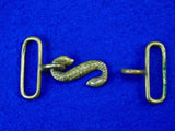 Antique Old US Civil War 19 Century Snake Belt Buckle