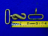 Antique Old US Civil War 19 Century Snake Belt Buckle