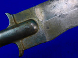 Antique US Spanish American War M 1880 Springfield Metal Guard Fighting Knife
