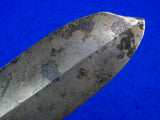 Antique US Spanish American War M 1880 Springfield Metal Guard Fighting Knife