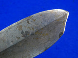 Antique US Spanish American War M 1880 Springfield Metal Guard Fighting Knife