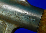 Antique US Spanish American War M 1880 Springfield Metal Guard Fighting Knife