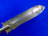 Antique US Spanish American War M 1880 Springfield Metal Guard Fighting Knife