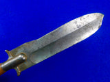 Antique US Spanish American War M 1880 Springfield Metal Guard Fighting Knife