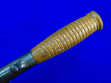 Antique US Spanish American War M 1880 Springfield Metal Guard Fighting Knife