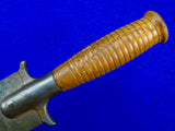 Antique US Spanish American War M 1880 Springfield Metal Guard Fighting Knife