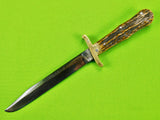 Vintage US United Hunting Fighting Stag Folding Knife