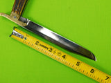 Vintage US United Hunting Fighting Stag Folding Knife