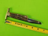 Vintage US United Hunting Fighting Stag Folding Knife