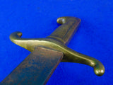 German Germany Antique 19 Century Pre WW1 Unit Marked Short Sword