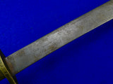 German Germany Antique 19 Century Pre WW1 Unit Marked Short Sword