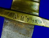 German Germany Antique 19 Century Pre WW1 Unit Marked Short Sword