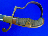 German Germany WW1 Engraved Officer's Sword Family Coat of Arms w/ Scabbard