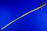 German Germany WW1 Engraved Officer's Sword Family Coat of Arms w/ Scabbard