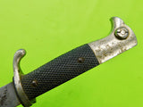 German Germany WW2 Engraved Dress Dagger Mauser K98 Bayonet Knife