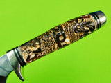 Hen Rooster Spain 2010 HR-4800-PS Chained Heat Combs Custom 2/25 Scrimshaw Knife
