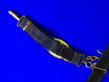 Antique Imperial Russian Russia WW1 Navy Naval Dagger Knife Belt & Hangers