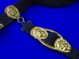 Antique Imperial Russian Russia WW1 Navy Naval Dagger Knife Belt & Hangers