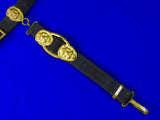Antique Imperial Russian Russia WW1 Navy Naval Dagger Knife Belt & Hangers