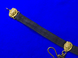 Antique Imperial Russian Russia WW1 Navy Naval Dagger Knife Belt & Hangers