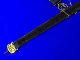 Antique Imperial Russian Russia WW1 Navy Naval Dagger Knife Belt & Hangers