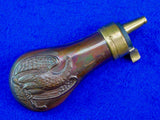 Italian Replica of US Civil War M1849 Colt Double Sided Eagle Black Powder Flask