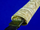 Japanese Japan Antique WW1 Carved Handle Tanto Fighting Knife Short Sword