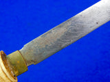 Japanese Japan Antique WW1 Carved Handle Tanto Fighting Knife Short Sword