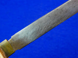 Japanese Japan Antique WW1 Carved Handle Tanto Fighting Knife Short Sword